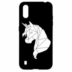 Чехол для Samsung A01/M01 Broken unicorn 1 - PrintSalon