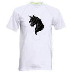 Мужская футболка для спорта Broken unicorn 1 - PrintSalon