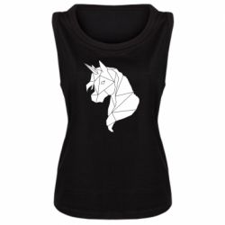 Женская майка Broken unicorn 1 - PrintSalon