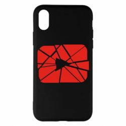 Чехол для iPhone X/Xs Broken - PrintSalon