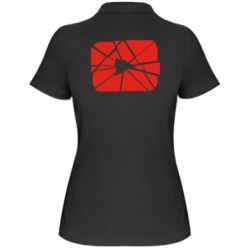 Женское поло Broken - PrintSalon