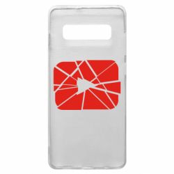 Чехол для Samsung S10+ Broken - PrintSalon