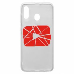 Чехол для Samsung A20 Broken - PrintSalon