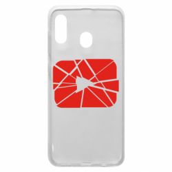 Чехол для Samsung A30 Broken - PrintSalon