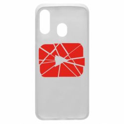 Чехол для Samsung A40 Broken - PrintSalon