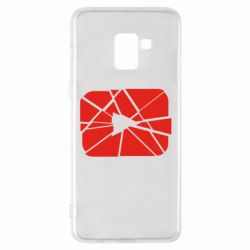 Чехол для Samsung A8+ 2018 Broken - PrintSalon