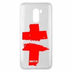 Чехол для Xiaomi Pocophone F1 Brutto Logo - PrintSalon