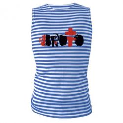 Майка-тельняшка Брутто Лого - PrintSalon