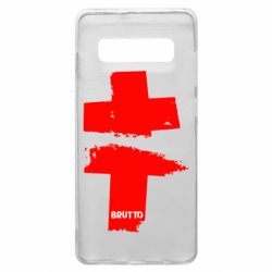 Чехол для Samsung S10+ Brutto Logo - PrintSalon