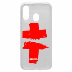 Чехол для Samsung A40 Brutto Logo - PrintSalon