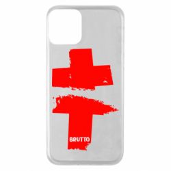 Чехол для iPhone 11 Brutto Logo - PrintSalon