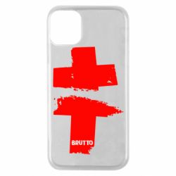 Чехол для iPhone 11 Pro Brutto Logo - PrintSalon