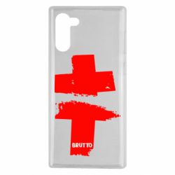 Чехол для Samsung Note 10 Brutto Logo - PrintSalon