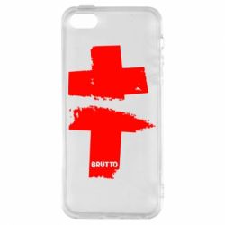 Чехол для iPhone5/5S/SE Brutto Logo - PrintSalon