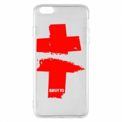 Чехол для iPhone 6 Plus/6S Plus Brutto Logo - PrintSalon