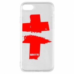 Чехол для iPhone 7 Brutto Logo - PrintSalon