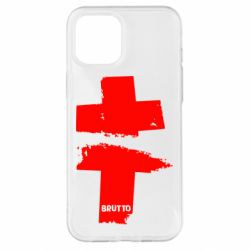 Чехол для iPhone 12 Pro Max Brutto Logo - PrintSalon