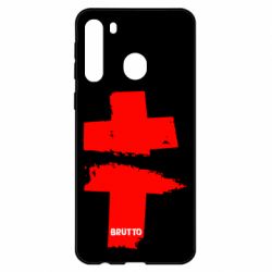 Чехол для Samsung A21 Brutto Logo - PrintSalon