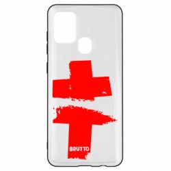 Чехол для Samsung A21s Brutto Logo - PrintSalon