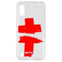 Чехол для Samsung A01/M01 Brutto Logo - PrintSalon