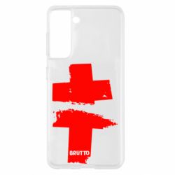 Чехол для Samsung S21 Brutto Logo - PrintSalon