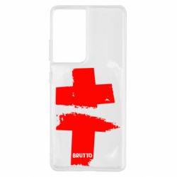 Чехол для Samsung S21 Ultra Brutto Logo - PrintSalon