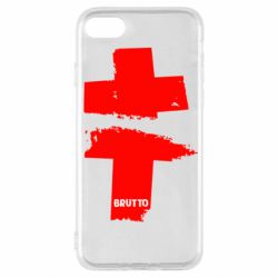 Чехол для iPhone SE 2022 Brutto Logo - PrintSalon
