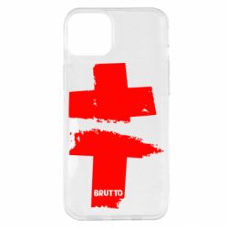 Чехол для iPhone 14 Plus Brutto Logo - PrintSalon