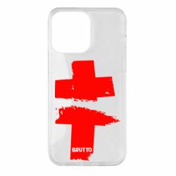 Чехол для iPhone 14 Pro Max Brutto Logo - PrintSalon