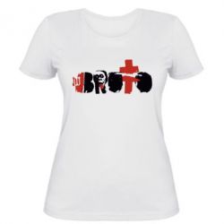 Женская футболка Брутто Лого - PrintSalon