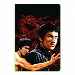 Блокнот с принто Брюс Ли рисунок - PrintSalon