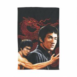 Полотенце с принтом Брюс Ли рисунок - PrintSalon
