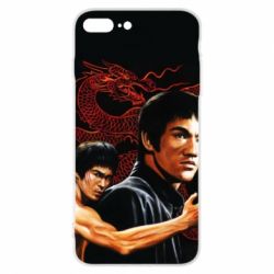 Чехол для iPhone 7 Plus Брюс Ли рисунок - PrintSalon