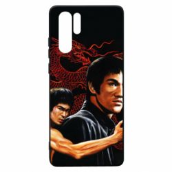 Чехол для Huawei P30 Pro Брюс Ли рисунок