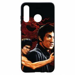 Чехол для Huawei P30 Lite Брюс Ли рисунок - PrintSalon