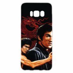 Чехол для Samsung S8 Брюс Ли рисунок - PrintSalon