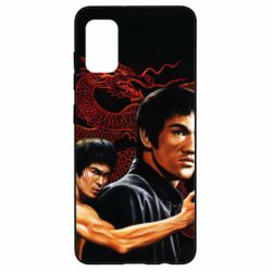 Чехол для Samsung A41 Брюс Ли рисунок