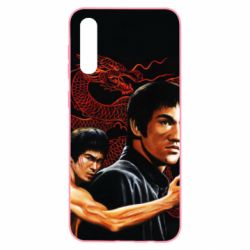 Чехол для Samsung A50 Брюс Ли рисунок