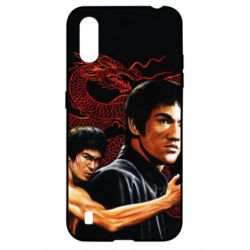 Чехол для Samsung A01/M01 Брюс Ли рисунок-PrintSalon Чехол для Samsung A01/M01 Брюс Ли рисунок