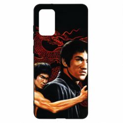 Чехол для Samsung S20+ Брюс Ли рисунок - PrintSalon