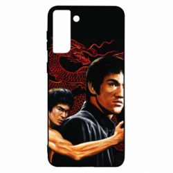 Чехол для Samsung S21 Ultra Брюс Ли рисунок-PrintSalon Чехол для Samsung S21 Ultra Брюс Ли рисунок