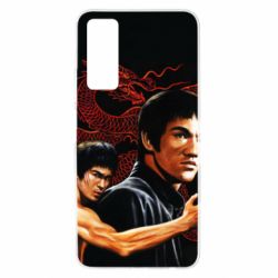 Чехол для Huawei P Smart 2021 Брюс Ли рисунок - PrintSalon