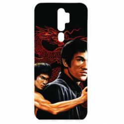 Чехол для Oppo A5/A9 2020 Брюс Ли рисунок - PrintSalon