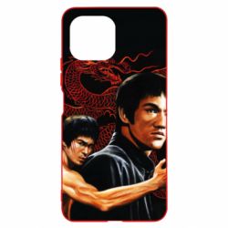 Чехол для Xiaomi Mi11 Lite Брюс Ли рисунок - PrintSalon