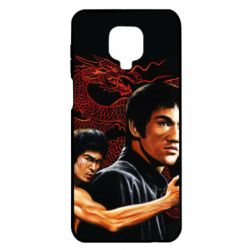Чехол для Xiaomi Redmi Note 9S/9Pro/9Pro Max Брюс Ли рисунок - PrintSalon