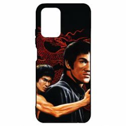 Чехол для Xiaomi Redmi Note 10 Брюс Ли рисунок - PrintSalon