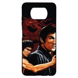 Чехол для Xiaomi Poco X3 Брюс Ли рисунок - PrintSalon