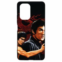 Чехол для Xiaomi Poco F3/K40 Брюс Ли рисунок