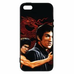 Чехол для iPhone5/5S/SE Брюс Ли рисунок - PrintSalon