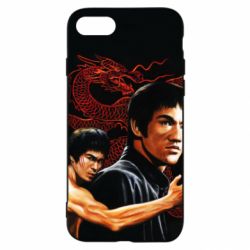 Чехол для iPhone SE 2022 Брюс Ли рисунок - PrintSalon